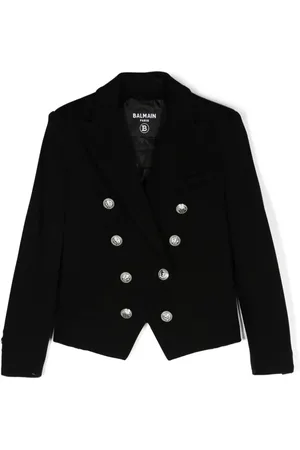 Balmain Doppelreihiges Sakko mit Coin-Gravur