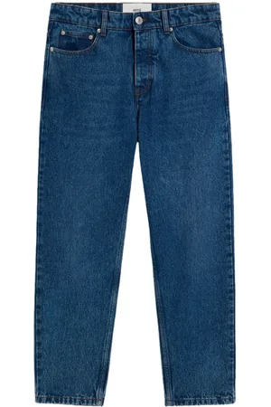 Ami Tapered-Jeans mit Logo-Patch