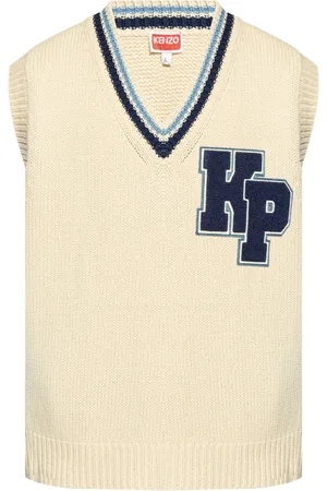 Kenzo Pullunder mit Logo-Applikation