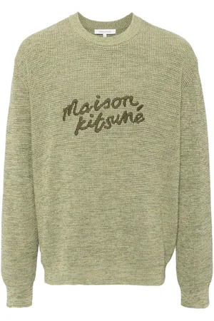 Maison Kitsuné Pullover mit Logo-Stickerei