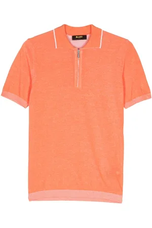 MOORER Coty-VCR Pullover mit Polokragen