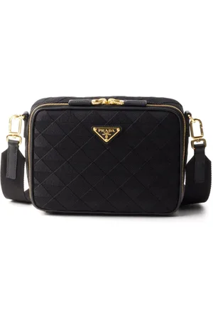 Prada Brique Kuriertasche mit Triangel-Motiv