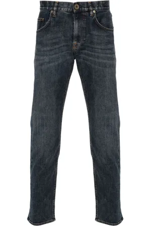 ELEVENTY Schmale Jeans mit Stone-Wash-Effekt