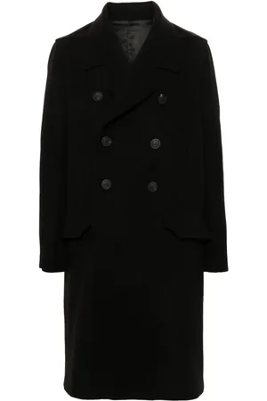 Rick Owens Doppelreihiger Officer Mantel