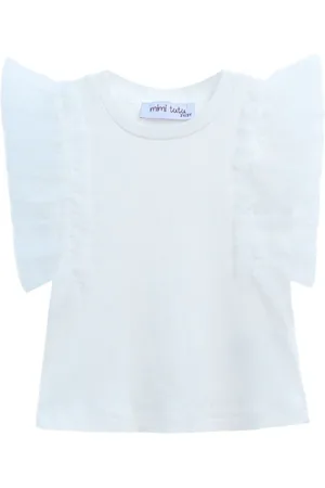 Mimi Tutu T-Shirt mit Tüllärmeln