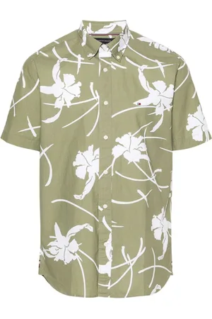Tommy Hilfiger Hemd mit tropischem Print