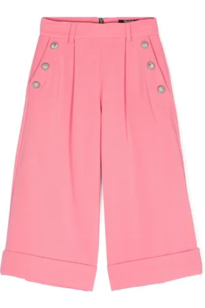 Balmain Weite Hose mit Bundfalten