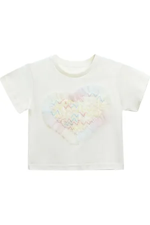 Mimi Tutu T-Shirt mit Herzapplikation