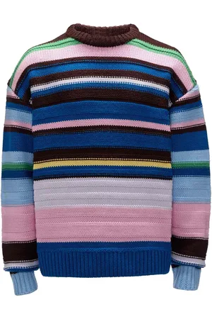 J.W.Anderson Gestreifter Pullover mit tiefen Schultern