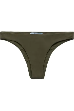 Prada Geripptes Bikinihöschen
