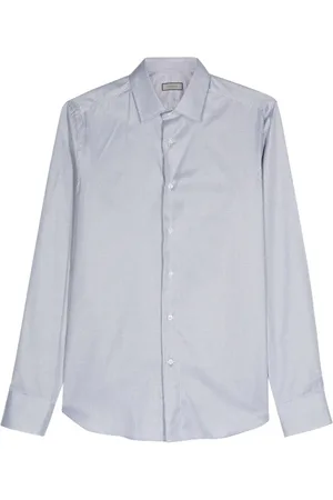 CANALI Geometrisch gemustertes Hemd