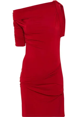 Jacquemus La Mini Robe Drapeado Kleid