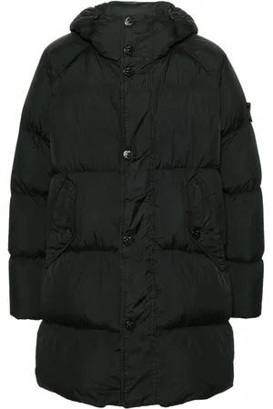 Stone Island Gefütterter Kapuzenmantel