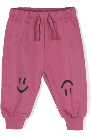 Molo Tapered-Hose mit Smiley-Print
