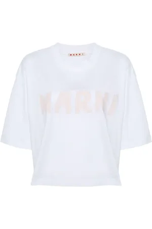 Marni Cropped-T-Shirt aus Bio-Baumwolle