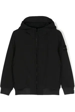 Stone Island Kapuzenjacke mit Kompass-Patch
