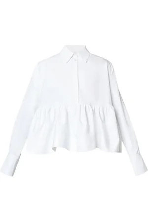 Erdem Popeline-Bluse mit Rüschen
