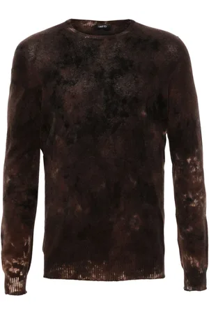 AVANT TOI Kaschmirpullover mit Bleach-Effekt