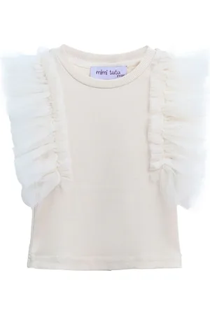 Mimi Tutu T-Shirt mit Tüllärmeln