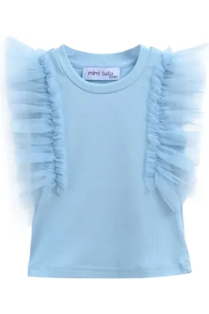 Mimi Tutu T-Shirt mit Tüllärmeln