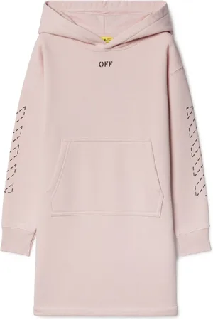 OFF-WHITE Arrow Stitched Kapuzenkleid