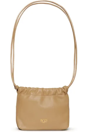 Nº21 Schultertasche mit Logo-Print