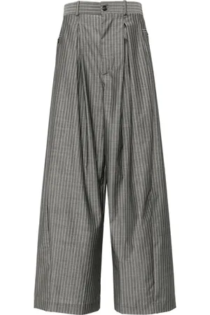 Hed Mayner Weite Hose mit Nadelstreifen