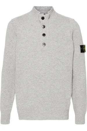 Stone Island Pullover mit Kompass-Patch