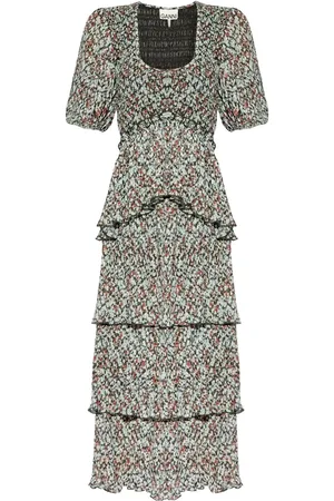Ganni Midikleid mit Print