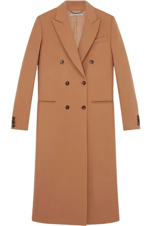 Stella McCartney Wollmantel mit fallendem Revers