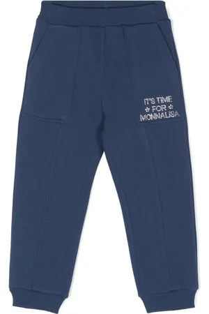 MONNALISA Jogginghose mit Strass-Logo