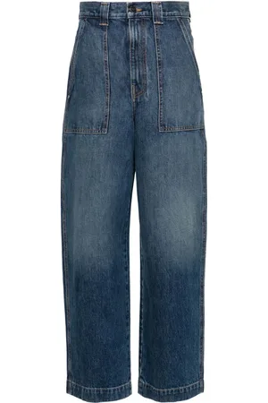 Khaite Weite Hewitt High-Rise-Jeans
