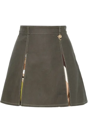 Puccini Twill-Minirock mit Falten