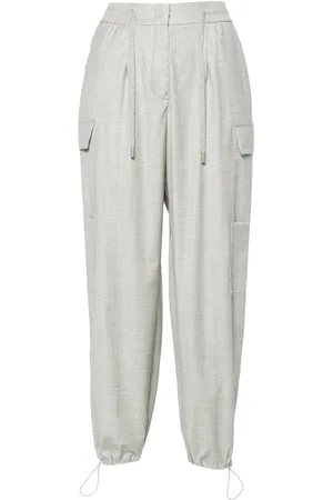PESERICO SIGN Straight-Leg-Hose mit Kordelzug
