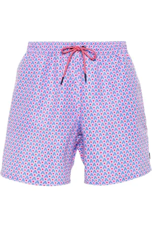 Hackett Badeshorts mit Blumen-Print