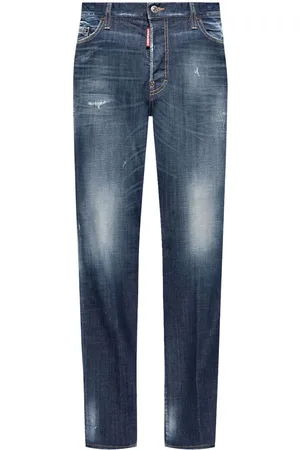 Dsquared2 Halbhohe Jeans im Distressed-Look