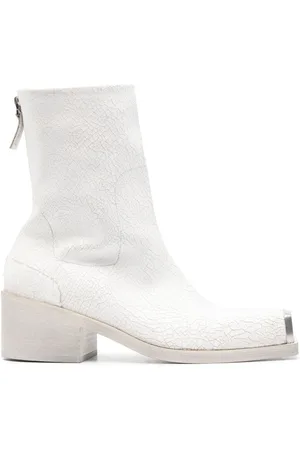 MARSÈLL Stiefel in Knitteroptik mit Metallkappe