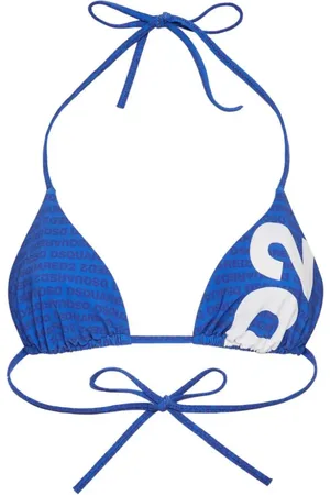 Dsquared2 Neckholder-Bikinioberteil mit Logo-Print