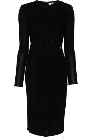 Elisabetta Franchi Drapiertes Midikleid