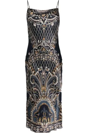 Camilla Camisole-Kleid mit Print