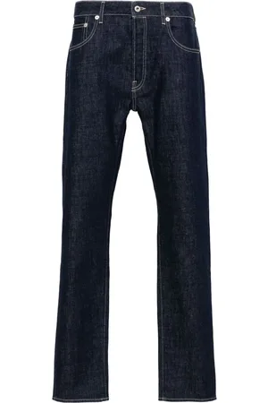 Kenzo Tapered-Jeans mit Logo-Patch
