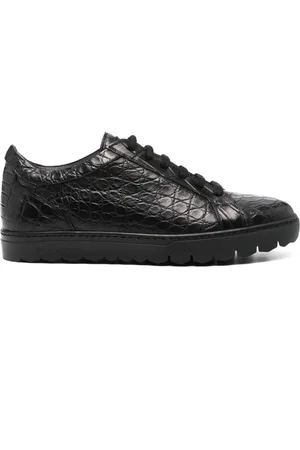 Kiton Sneakers mit Kroko-Optik