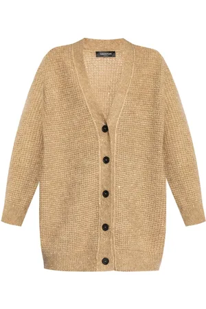 Fabiana Filippi Waffelstrick-Cardigan mit Pailletten