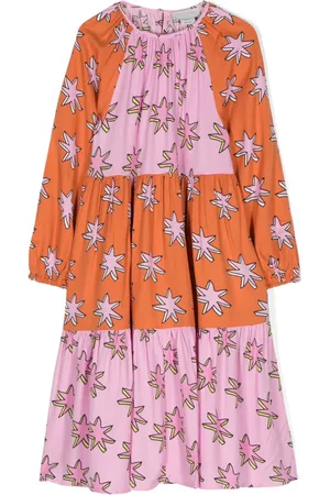 Stella McCartney Gestuftes Bright Stars Kleid