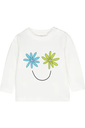 Stella McCartney T-Shirt mit Blumen-Print