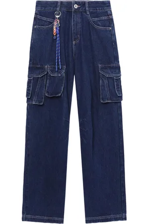 BAPY Straight-Leg-Jeans mit hohem Bund