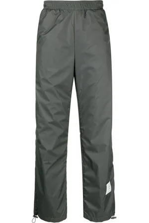 Thom Browne Semi-transparente Ripstop-Jogginghose mit Logo-Patch