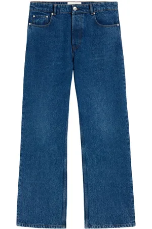 Ami Lockere Jeans mit Logo-Patch