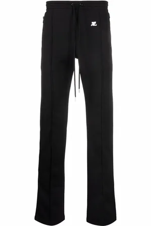 Courrèges Hose mit Logo-Applikation