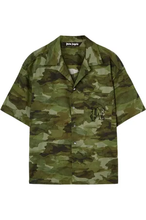 Palm Angels Hemd mit Camouflage-Print